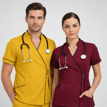 Premium Scrub Suit – Multi-Colors Available - Design 09
